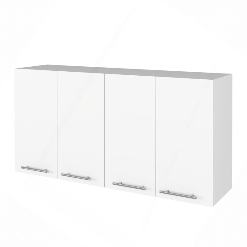 Kitchen Cabinet, Four Doors, White
