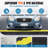 VEVOR Plastic 9.84'' L Threshold Ramp