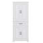 Armoire de rangement de salle de bain avec portes et tiroir, plusieurs espaces de rangement-181575388