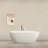 59 Inch Small Size Stone Resin Solid Surface Oval Shape Freestanding Bathtub For The Bathroom-121563753