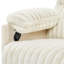 Fauteuil inclinable manuel en velours côtelé Bocaton-27747516