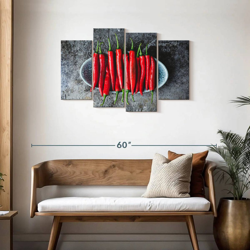 Peppers, 27" H x 43" W