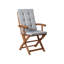 8 - Person Acacia Patio Dining Set with Oval Table , Cushions Included-2098277215