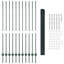 Vidaxl Fence With Posts Steel-116798069-116798074