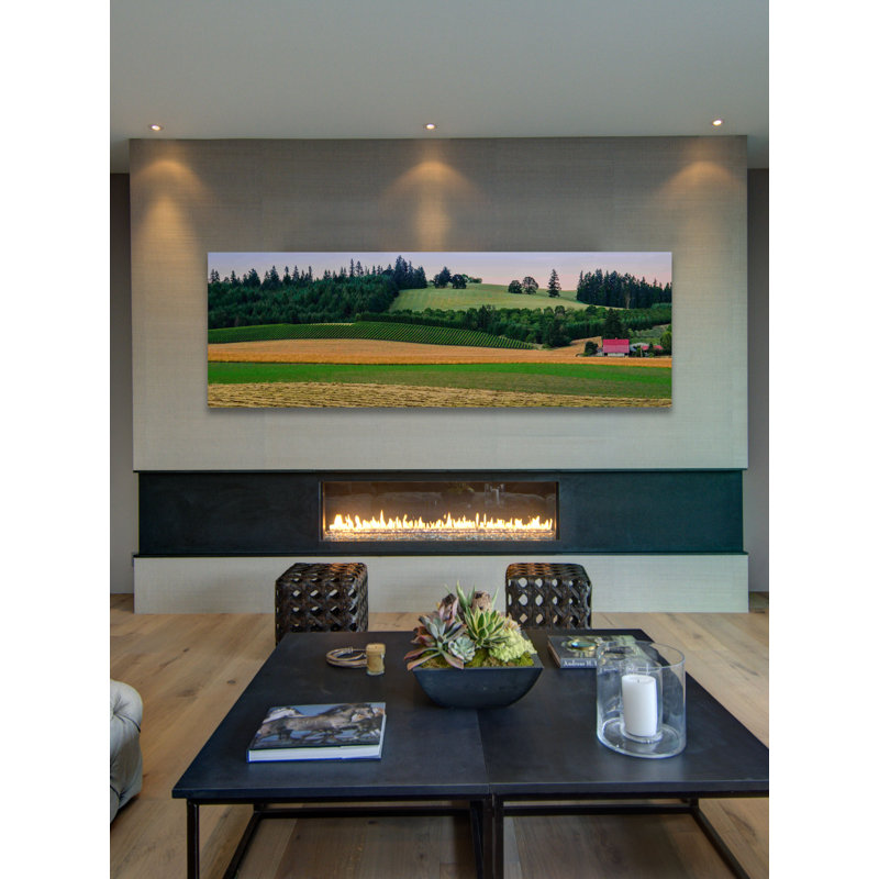 Country Meadows by Parvez Taj - Wrapped Canvas Panoramic Print, 38 cm H x 114 cm W x 3.81cm D