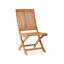 Devon 9-Piece Teak Dining Extension Table With Folding Chairs
