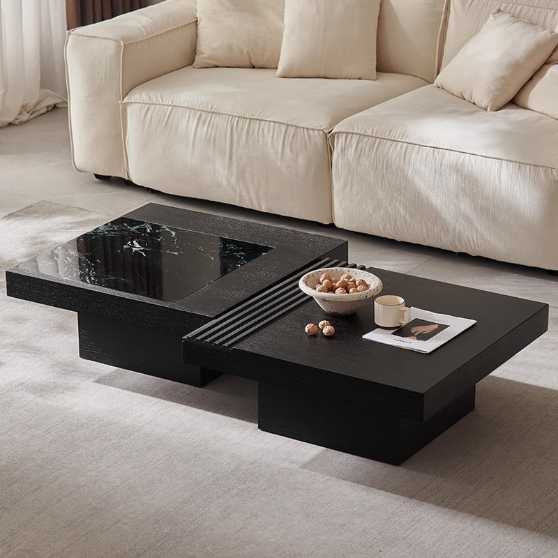 Modern minimalist luxury stone coffee table