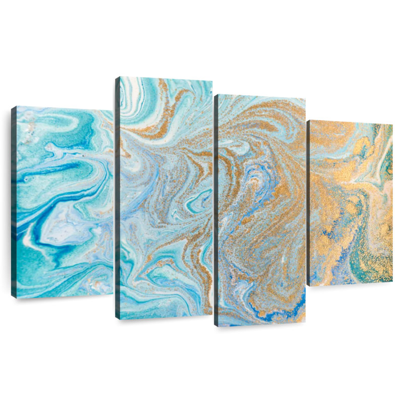 Avery Abstract Marble, 22" H x 36" W