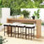 Tabourets de bar en rotin de patio avec repose-pieds et coussins moelleux pour le balcon de la cour arrière-1661807739