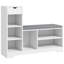 Banc de rangement rembourré 100% polyester Louberta