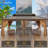 20 Ft. W x 12 Ft. D Aluminum Roof with Galvanized Steel Patio Gazebo