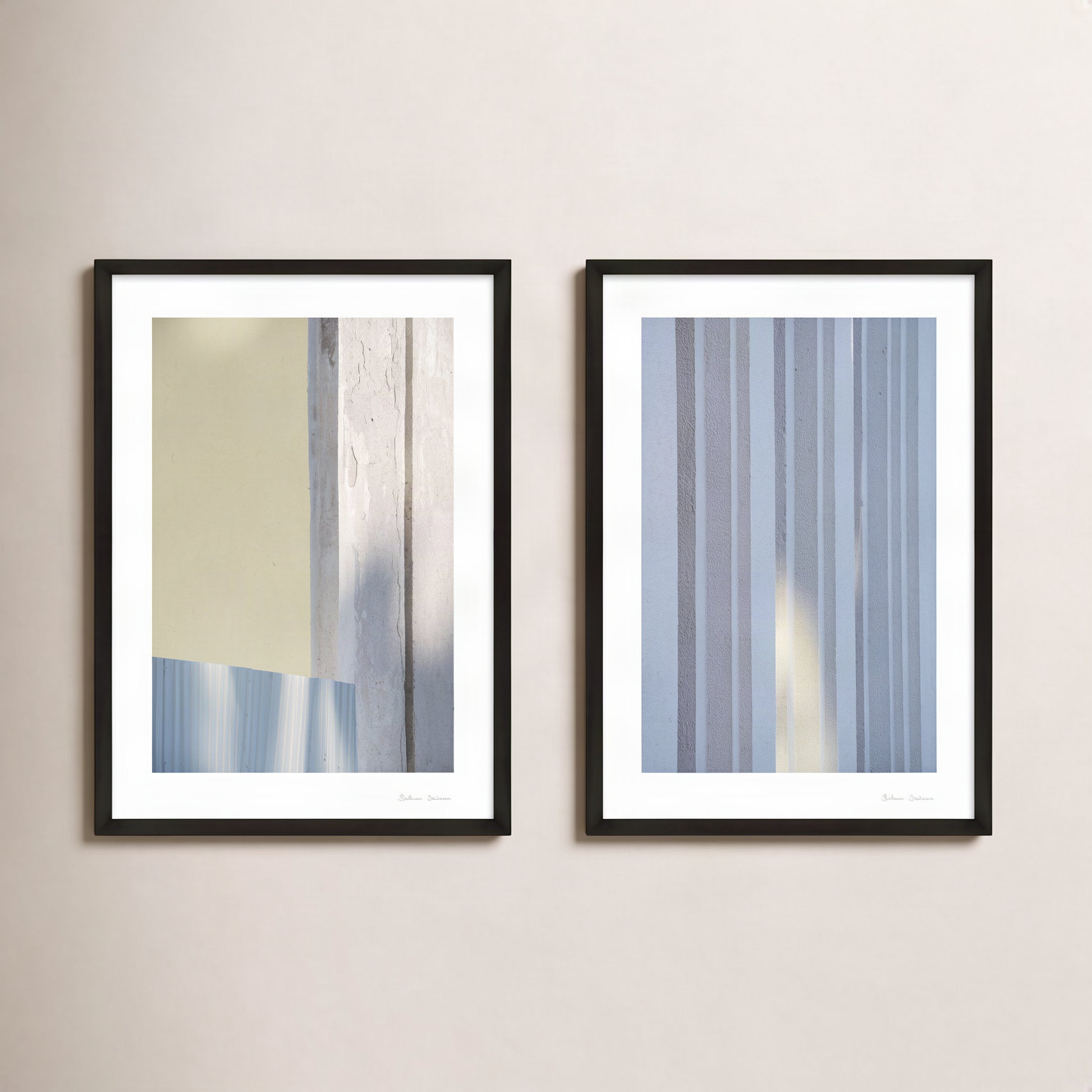 Sun And Concrete by Svetlana Smirnova, Black, 25" H x 17.5" W x 1.25" D