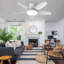 106cm Ceiling Fan with LED Lights-1343982825-1343982826