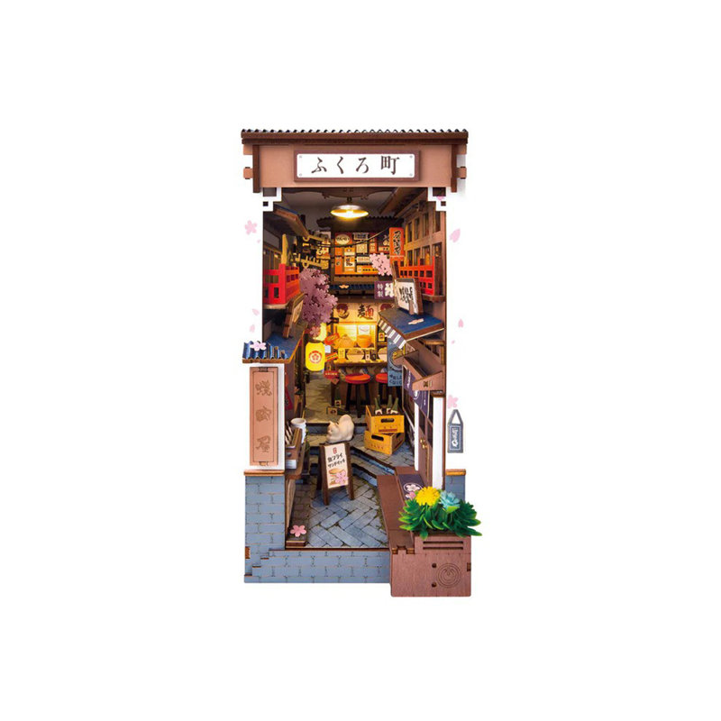 Ensemble de coin-livre 3D bricolage - Sakura Wine Alley, 249 pièces