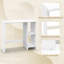 Ebern Designs Small Computer Desk With Storage Modern Writing Desk With Adjustable Shelf-928418402
