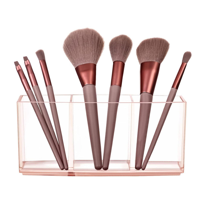 Organisateur de maquillage en plastique Khurum, Bronze