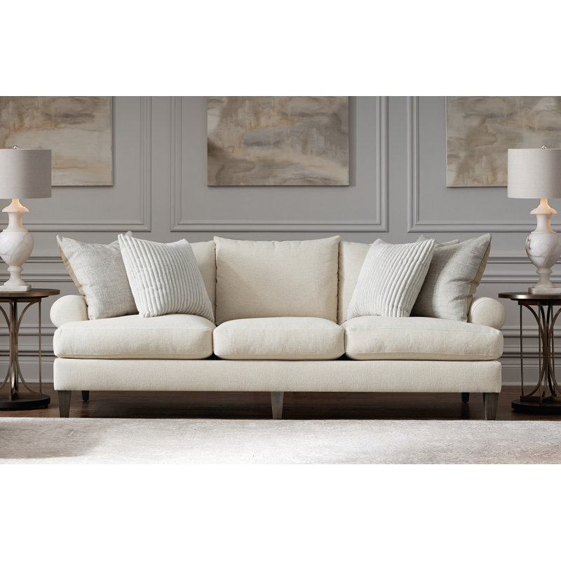Isabella Sofa, Mocha, Cream Linen 1429-002