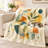 1Pcs Abstract Geometric Leaf Print Fleece Blanket – Vibrant Watercolor Style;Cozy and Warm for Couch SofaHome Decor EssentialPerfect Living Room, Bedroom, or Outdoor UseEasy Care PortableThoughtful Gift Idea. Bedding ite-135881236