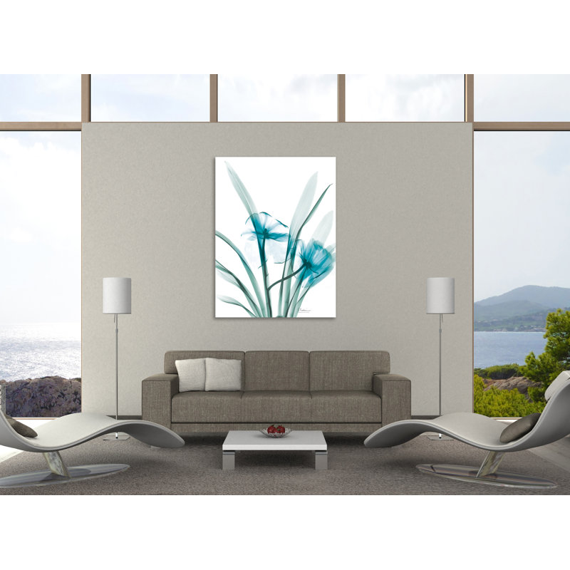 «Aqua Dedrodium Orchid», toile tendue par Albert Koetsier, H 20 po x l 15 po x P 1,5 po