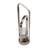 Decorative Sculptural Metal Candle Holder for Tabletop Accent - Modern Pillar Candlestick Holder for Entryway or Console Decor-501460910-501460911