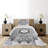 Puppy Eclectic Polyester Floral Coverlet-41895770