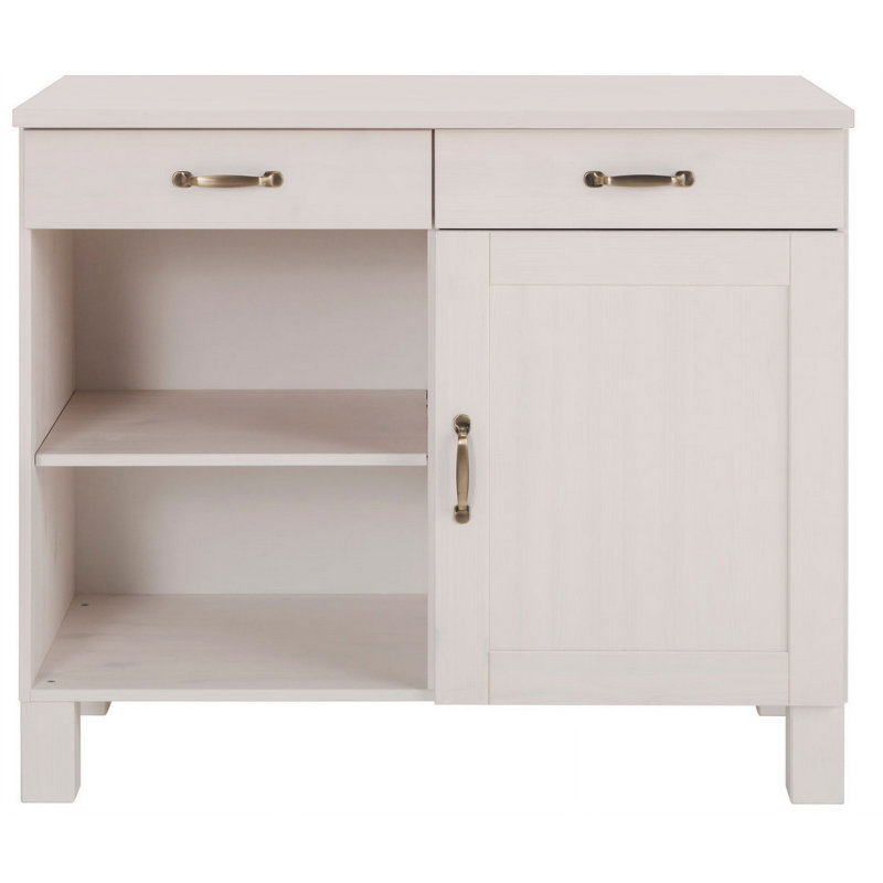 Flintwood 85cm Kitchen Pantry, White