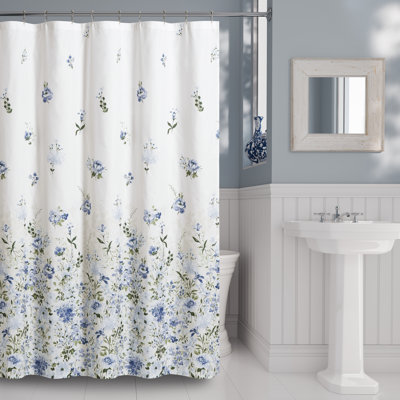 Rideau de douche Kourtney - bleu
