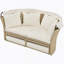 Ensemble de mobilier d'extérieur en rotin double