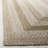 Vincent Natural Fiber Hand Woven Jute And Cotton With Latex Solid Color Rug-24293058