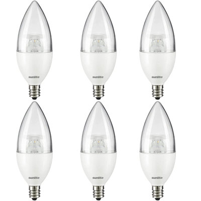 4.5 Watt (40 Watt Equivalent), B11 LED, Dimmable Light Bulb, E12/Candelabra Base