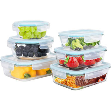 Superior Borosilicate Glass Meal Prep Food Storage Containers (3