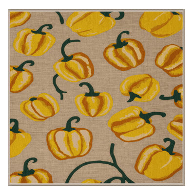 Tapis lavable poivrons et légumes