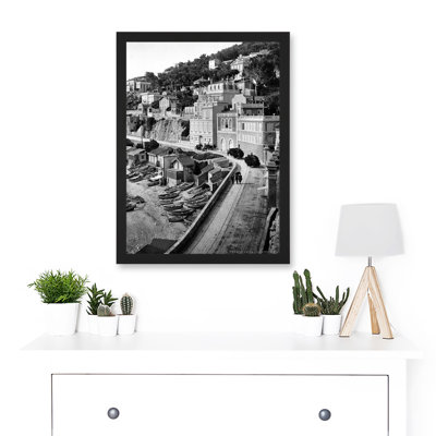 Corniche Road I Marseilles France - Single Picture Frame Print