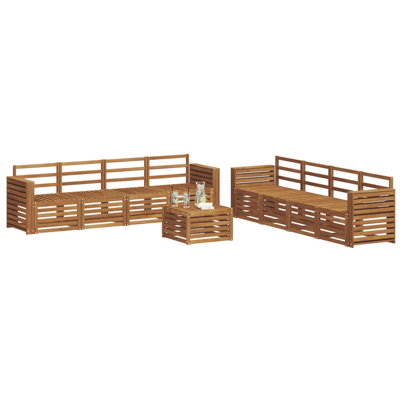 257cm Wide Patio Sectional Set