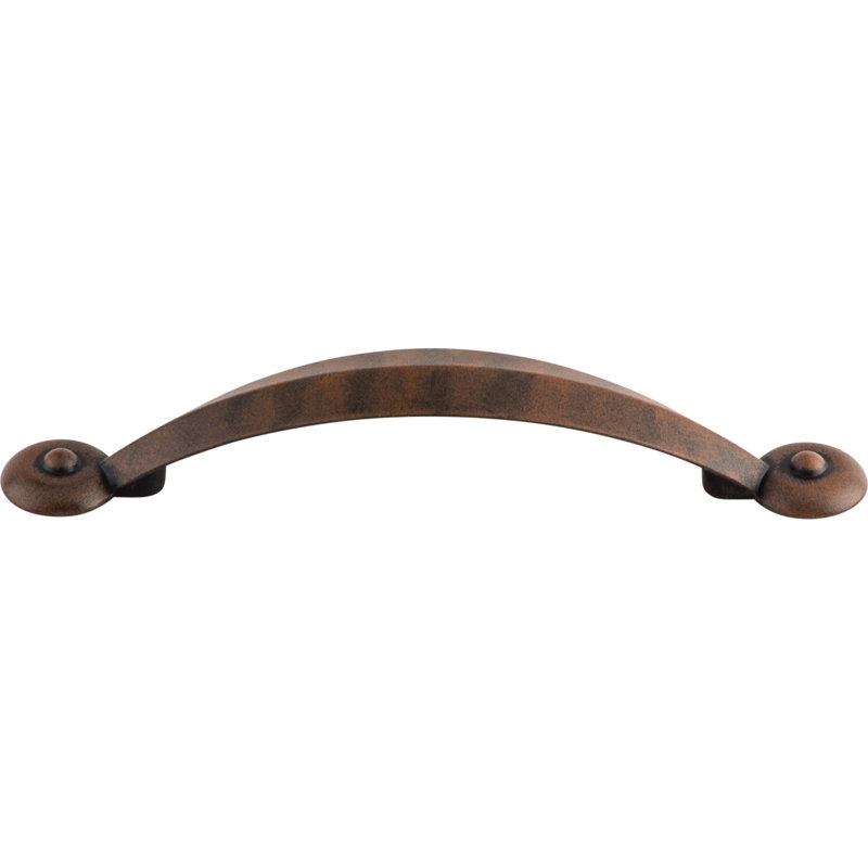 Angle 3 3/4" Center to Center Bar pull, Patina Rouge