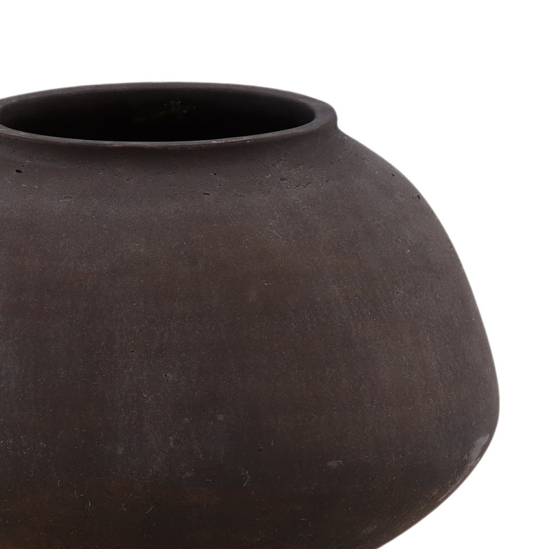 Nodal Vase, Brown