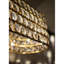 Lustre ovale suspendu en laiton à intensité variable Valentino Lensesl-87863350-87863352-131401834