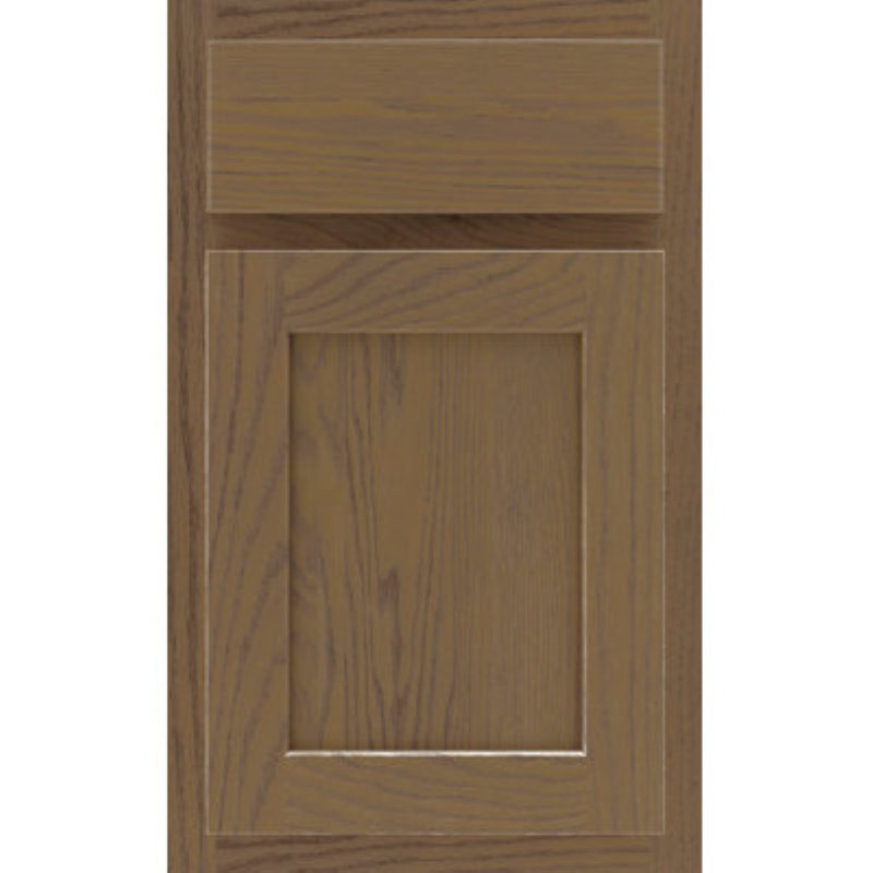 Dwelling Claredon Door Sample, Rustic Hickory, Forest Dusk