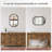 Laritha Bathroom/Vanity Mirror with Wood Frame-296611954-316077280