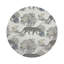 Sous-verres ronds en cuir Leopard Walk Cameo-119015327