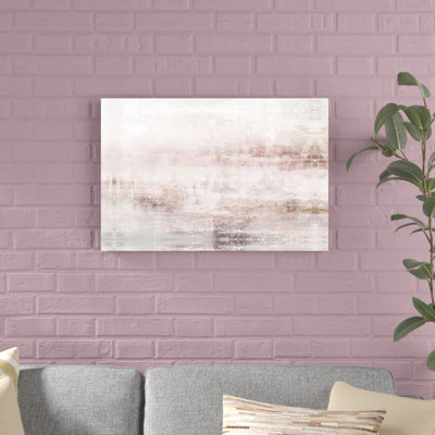 " Pink Abstract " Painting Print