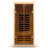 One Person Large Glass Hemlock Sauna
