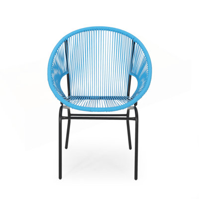 Chaise moderne en corde tissée