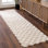 Tapis beige à poils longs Atiran