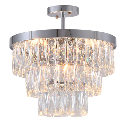 Lustre en cristal 3 lumières Cowgill