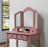 Sanlo Wooden Vanity Make Up Table and Stool Set