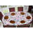 Rosalind Wheeler Deluxe Elastic Edged Flannel Backed Vinyl Fitted Table Cover - Butterfly Pattern - Oblong/Oval - Fits Tables Up To 48" W X 68" L in , 48" x 68"