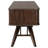 Maly Wood 71-inch TV Stand with Sliding Doors Walnut