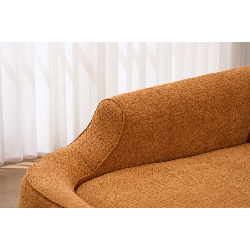Canapé-lit pour salon, chambre à coucher, appartement, Orange