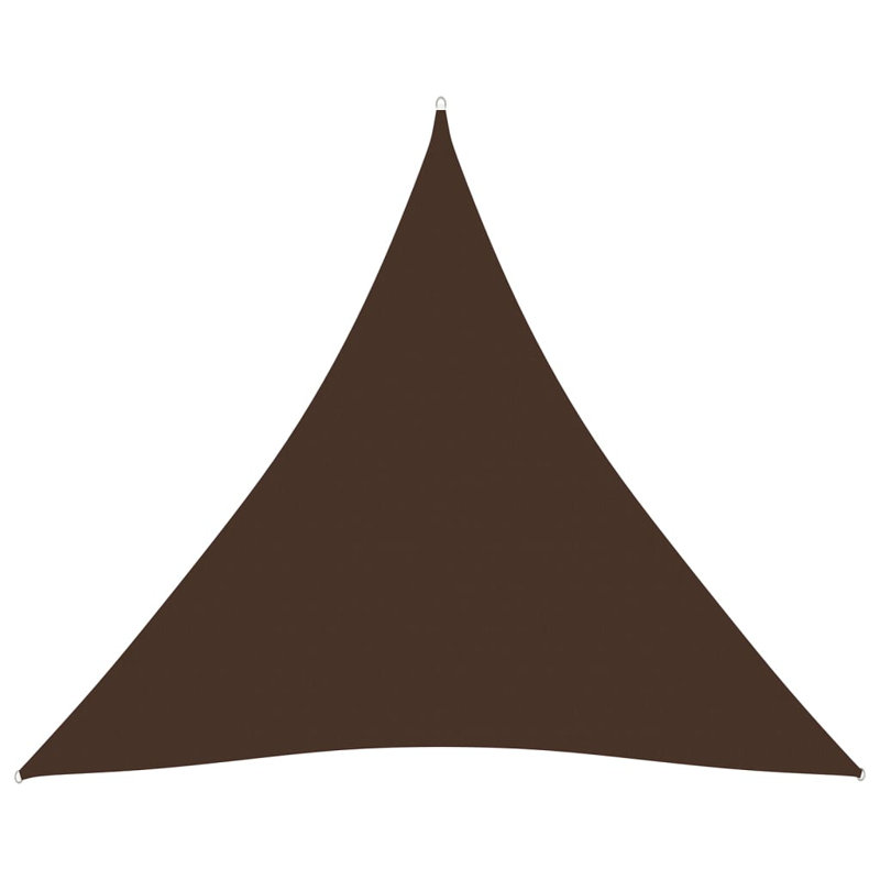 Anuja 3m x 3m Triangular Shade Sail, Brown